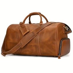 Genuine Leather Duffle Bag